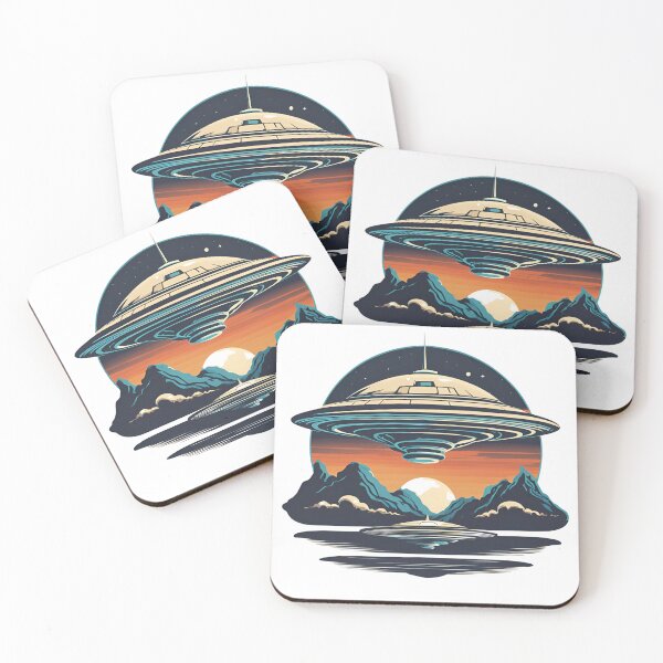 Item preview, Ufo in retro style designed and sold by katgosnice.