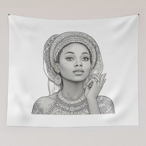 Item preview, Ethiopian woman designed and sold by Sara Raad.
