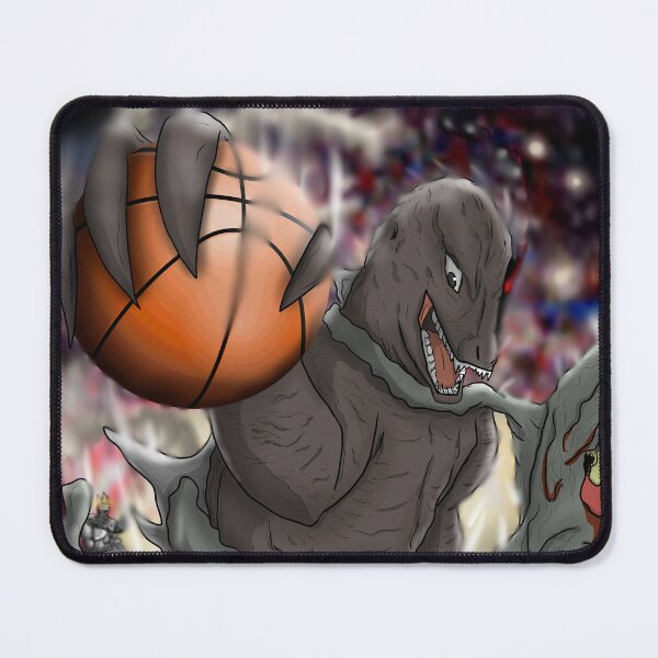 Item preview, Godzilla Plays Basket designed and sold by DMDigitalManus.