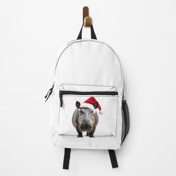 Item preview, Funny Tapir Wearing Christmas Hat designed and sold by LazyOwlStore.