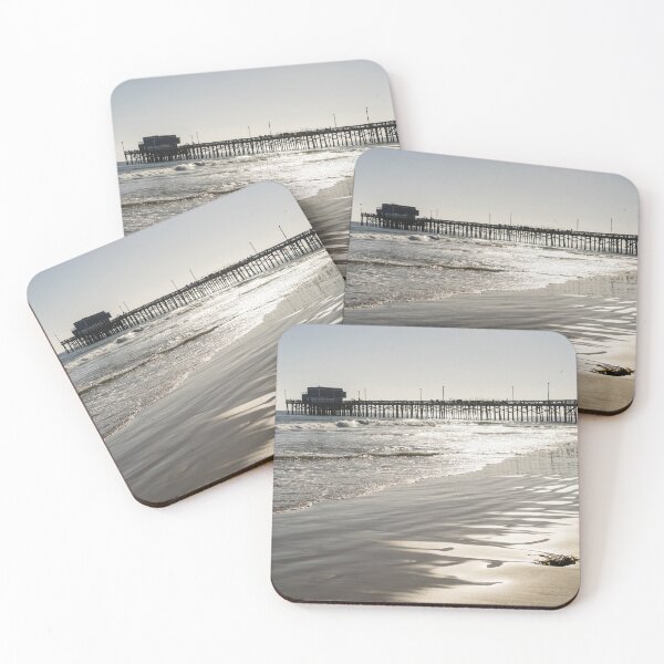 Item preview, Silky Sands and Sunshine - Newport Beach Pier Orange County California designed and sold by Georgia Mizuleva.