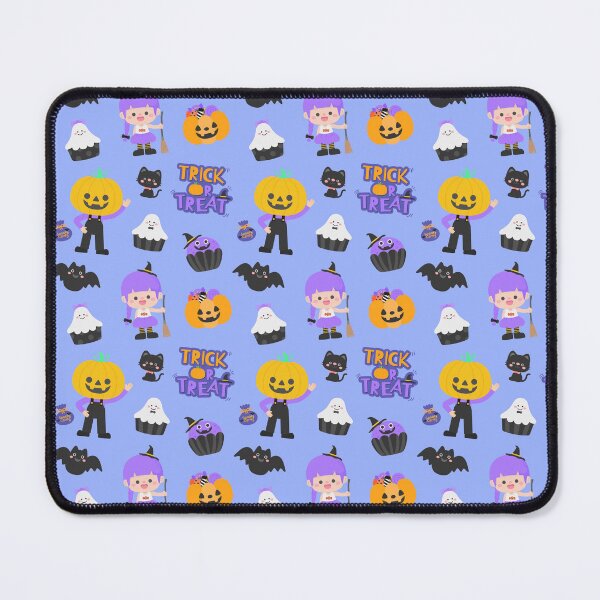 Item preview, cute kid seamless pattern halloween trick or treat party illustration designed and sold by nuchz.