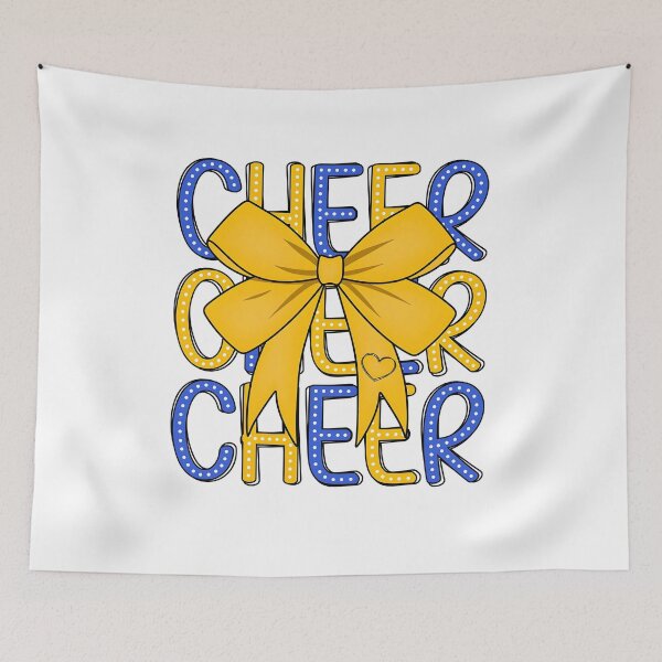 Item preview, Cheerleading, Coquette Cheer, Blue Gold designed and sold by Verbutler.