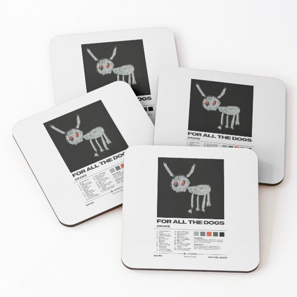 Item preview, For All the Dogs by Drake Album Poster designed and sold by FourthWall Prints.