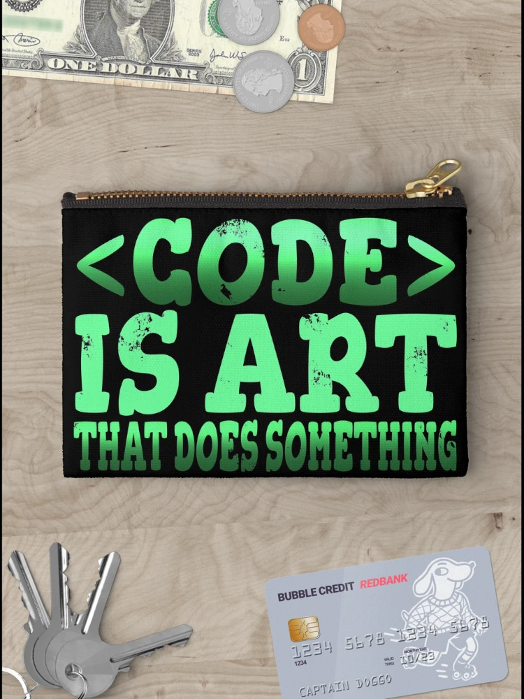 Thumbnail 3 of 4, Zipper Pouch, Programming Program designed and sold by rused.