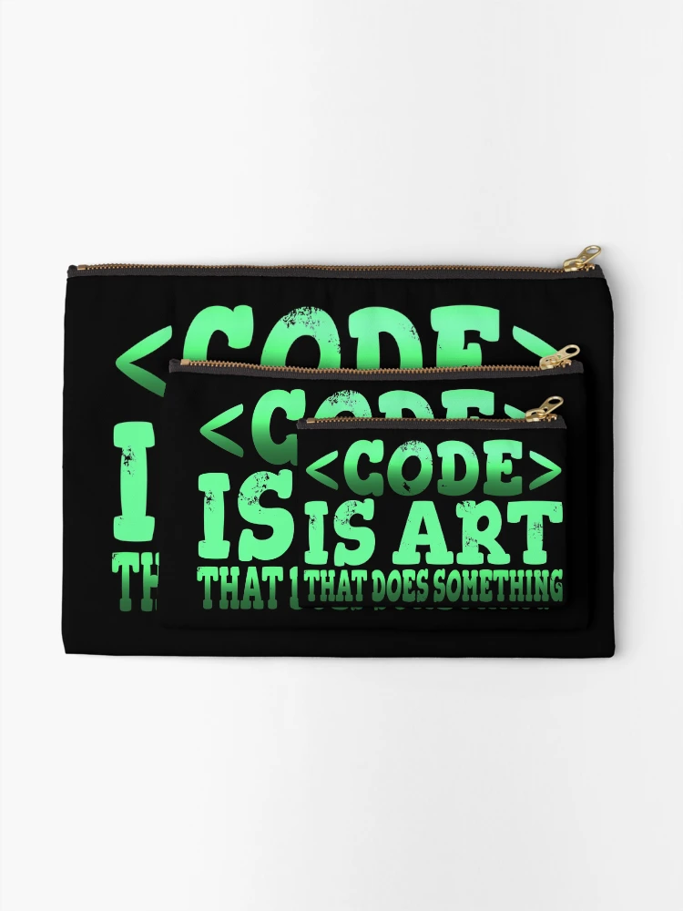 Thumbnail 2 of 4, Zipper Pouch, Programming Program designed and sold by rused.