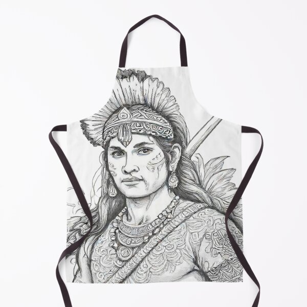 Item preview, Indian with a spear designed and sold by Sara Raad.