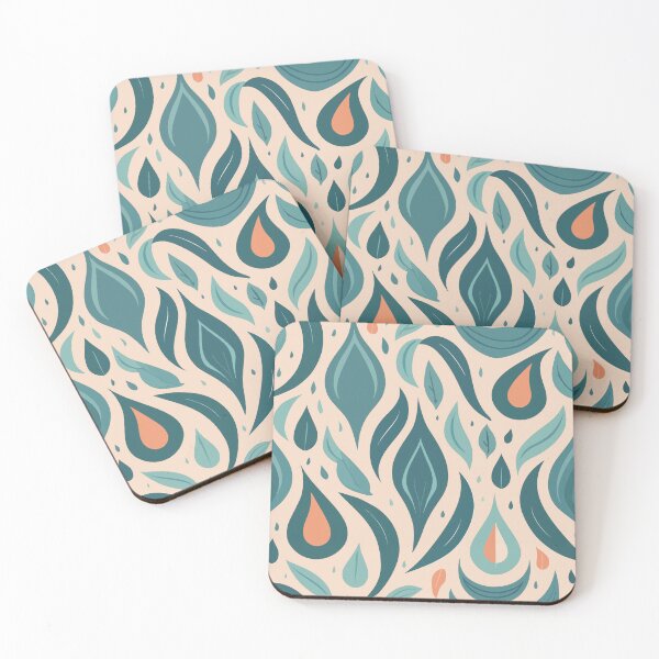 Item preview, A modern Paisley pattern design featuring simplified, abstract teardrop shapes with a minim. designed and sold by HEMRO.