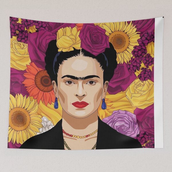 Item preview, A Portrait of Frida Kahlo designed and sold by NiRia Spot.