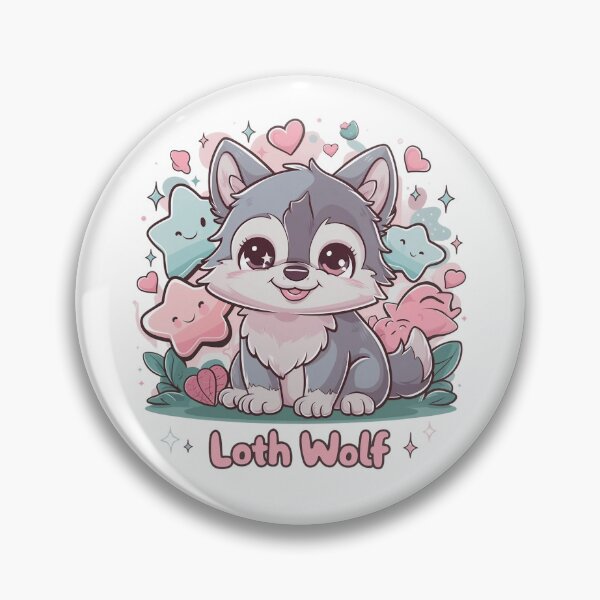 Item preview, Kawaii Loth Wolf: Adorable Fantasy Friend designed and sold by EclipseArtworks.