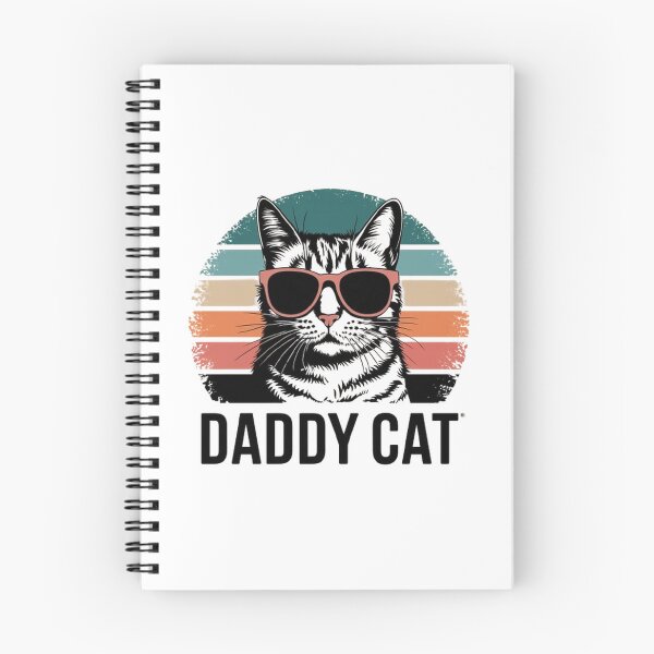 Item preview, Cool Daddy Cat T-Shirt: Stylish Cat with Sunglasses & Retro Stripes designed and sold by masteryStore.