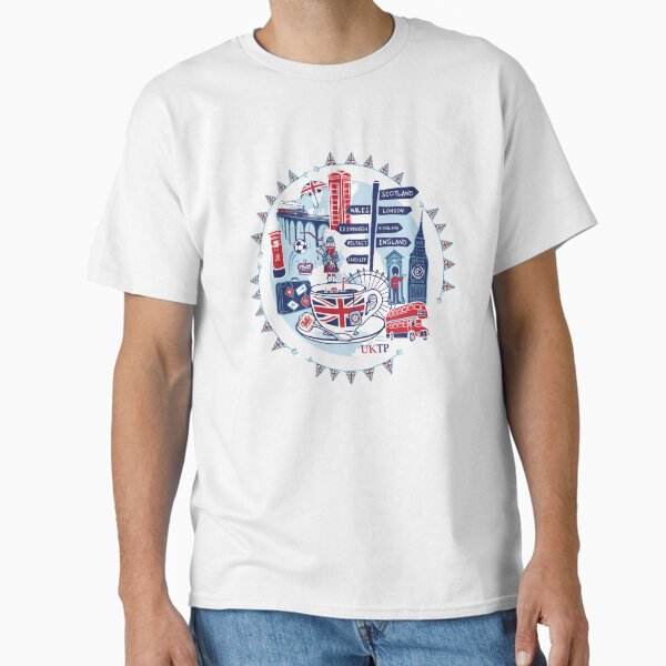 Item preview, UK Travel Planning Logo with bunting designed and sold by UKTravelPlans.
