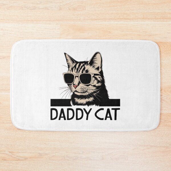 Item preview,  Cool Daddy Cat T-Shirt: Stylish Cat with Sunglasses & Retro Stripes designed and sold by masteryStore.