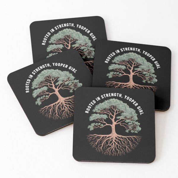 Item preview, ROOTED IN STRENGTH YOOPER GIRL: Verdant Roots, Unyielding Heart, Ebony Sky designed and sold by SplashTastic.