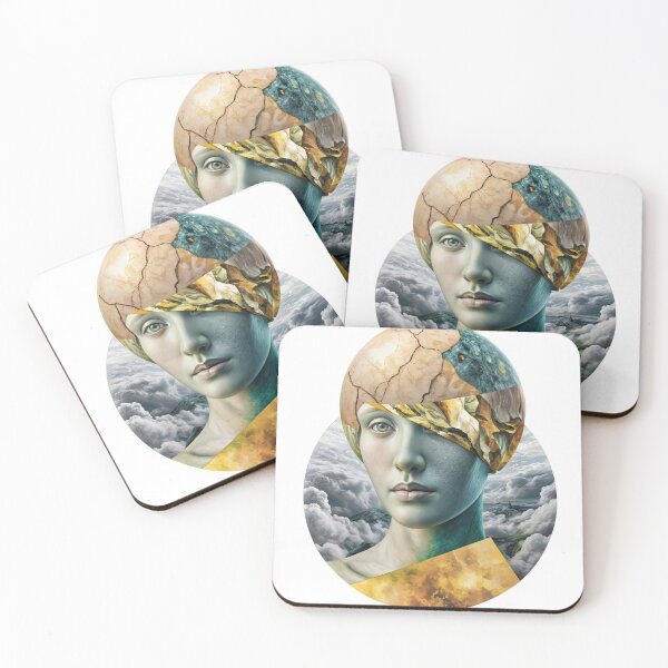 Item preview, surreal collage with woman person designed and sold by Creative88Art.