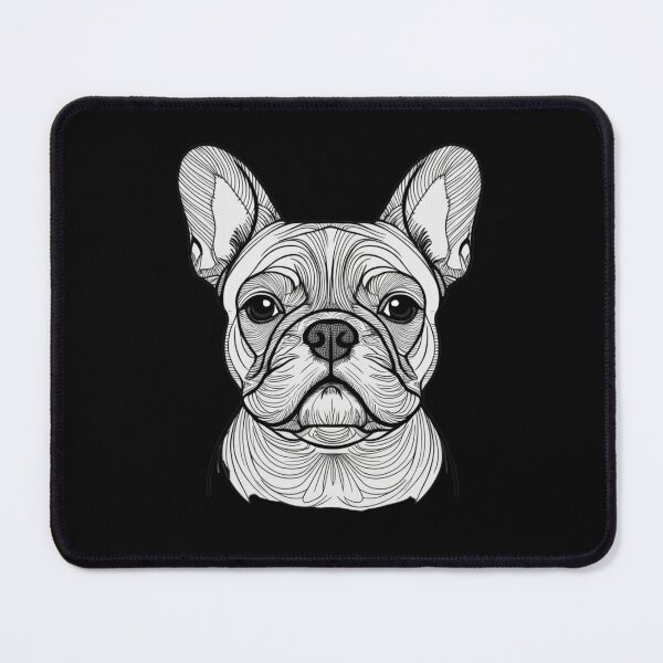 Item preview, French Bulldog Pencil Artwork Sketch designed and sold by FreeStyleTrend.