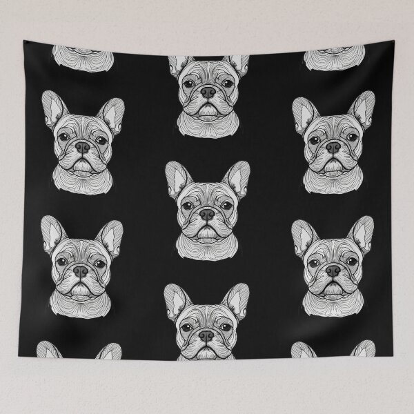Item preview, French Bulldog Pencil Artwork Sketch designed and sold by FreeStyleTrend.