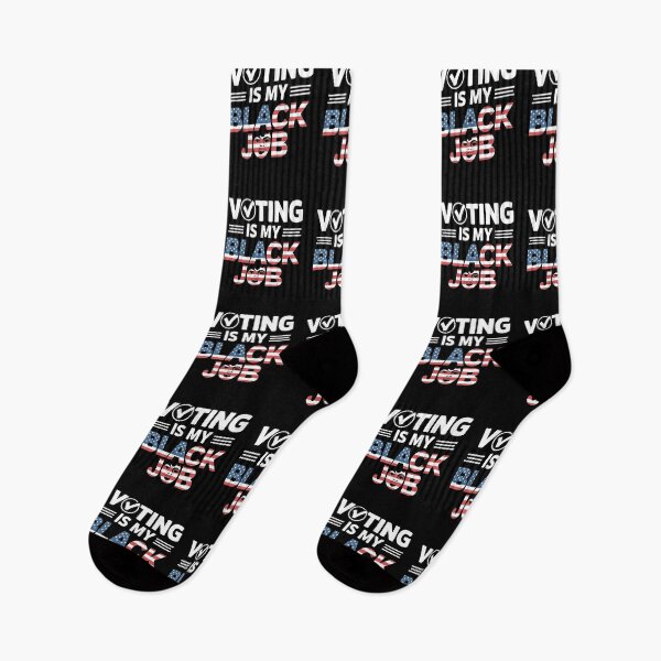 Item preview, Voting is My Black Job - American Flag - Fun Patriotic Design designed and sold by Zyziowsky.