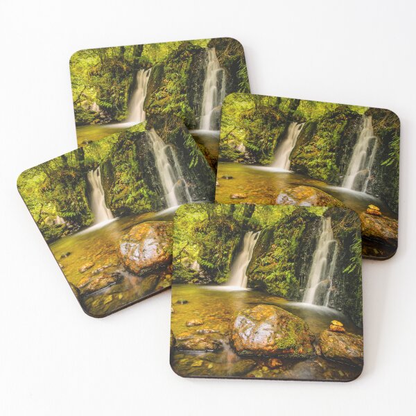 Item preview, Coolalingo Falls, Wicklow, Ireland - Scenic Waterfall designed and sold by KMNscapes – Ireland Prints & Beyond.
