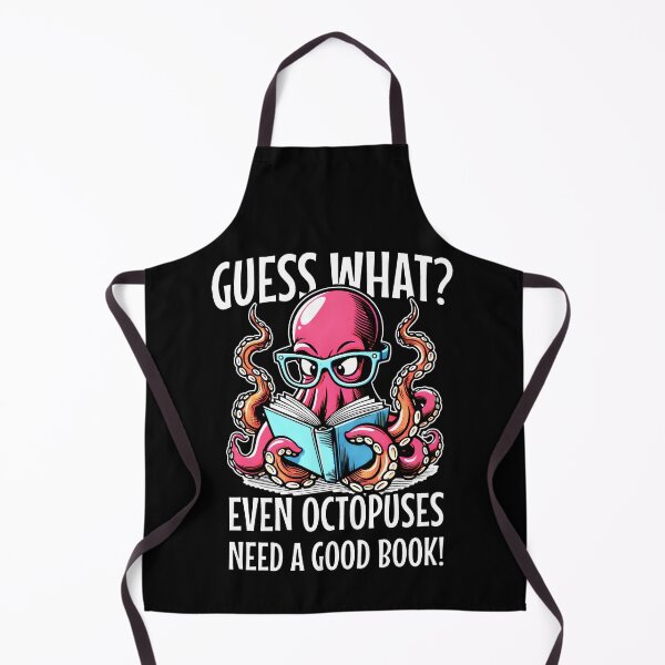 Item preview, GUESS WHAT? EVEN OCTOPUSES NEED A GOOD BOOK!: The Inky Adventures of a Bookworm designed and sold by SplashTastic.