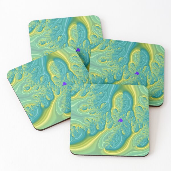Item preview, Colourful Fractal Waves designed and sold by pinkal.