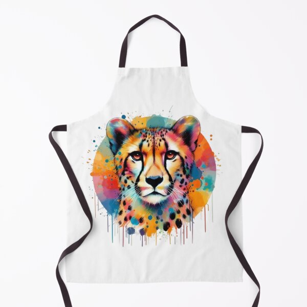 Item preview, A beautiful cheetah with a colorful background designed and sold by Marcoshop10.