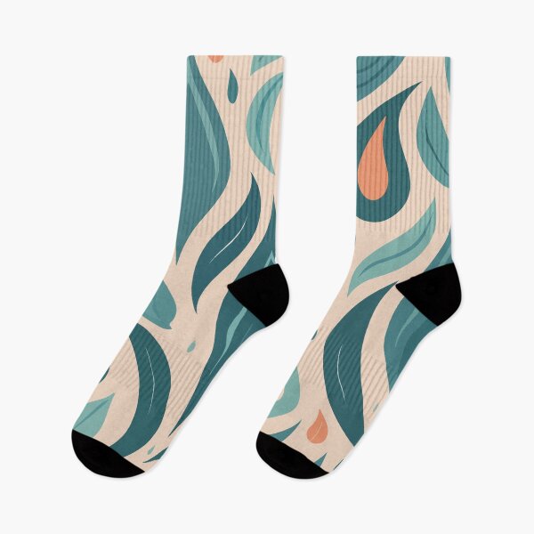 Item preview, A modern Paisley pattern design featuring simplified, abstract teardrop shapes with a minim. designed and sold by HEMRO.