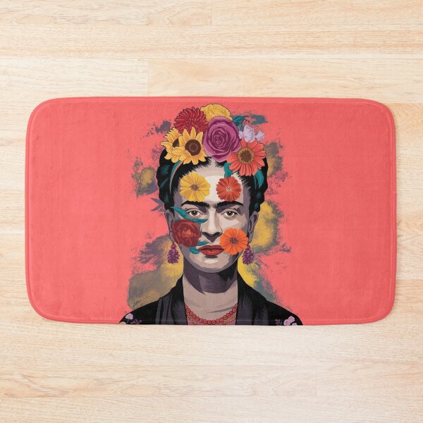 Item preview, A colorful Portrait of Frida Kahlo designed and sold by NiRia Spot.