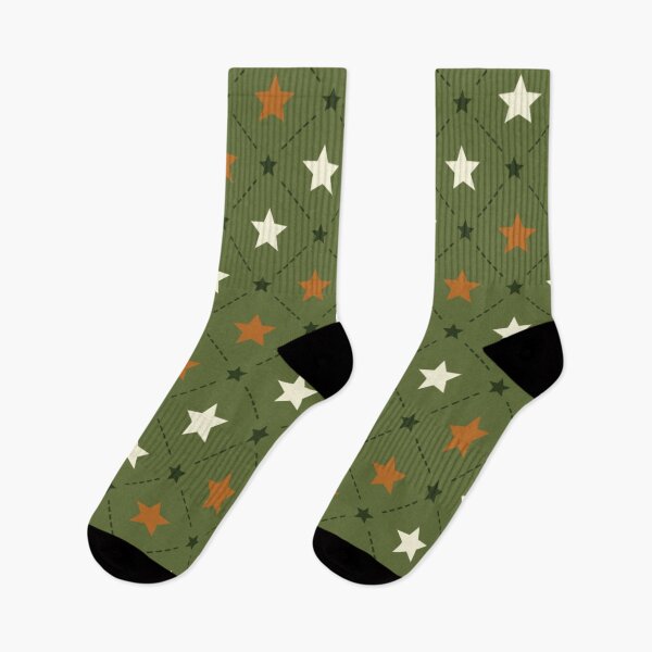 Item preview, STAR PRINT WITH GREEN BACKGROUND designed and sold by larissa-myrie.
