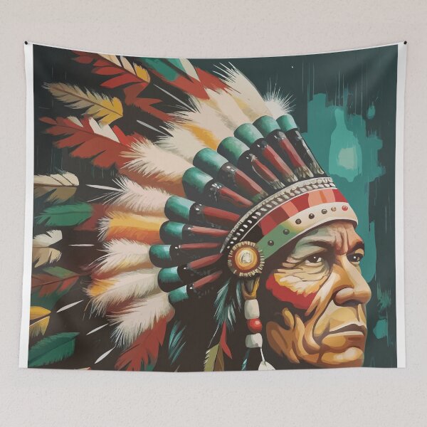 Item preview, Native American Leader designed and sold by BelleRiviera.