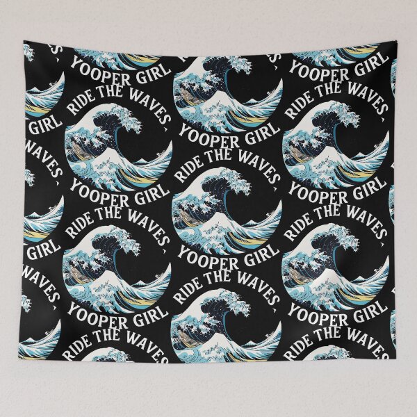 Item preview, RIDE THE WAVES Yooper Girl: Misty Lake, Brave Soul, Endless Sky designed and sold by SplashTastic.