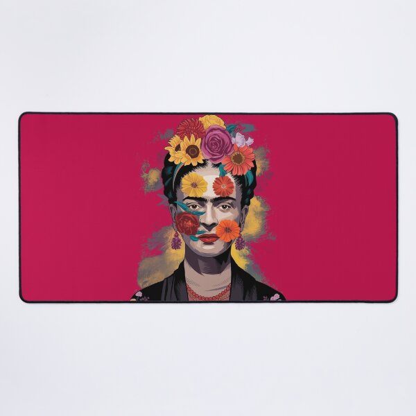 Item preview, A colorful Portrait of Frida Kahlo designed and sold by NiRia Spot.