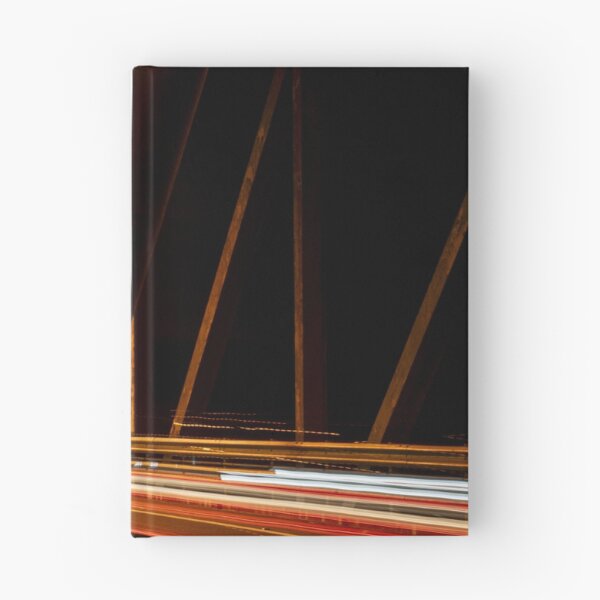 Item preview, Old Hawkesbury River Bridge long exposure at night designed and sold by numberchic.