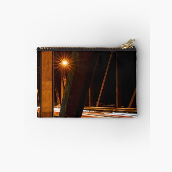 Item preview, Old Hawkesbury River Bridge long exposure at night designed and sold by numberchic.