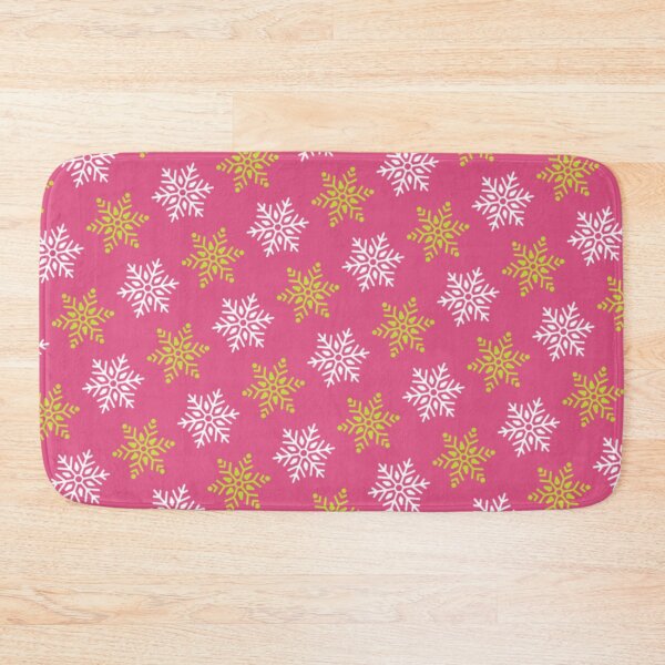 Item preview, SNOWFLAKE PATTERN IN PINK designed and sold by larissa-myrie.