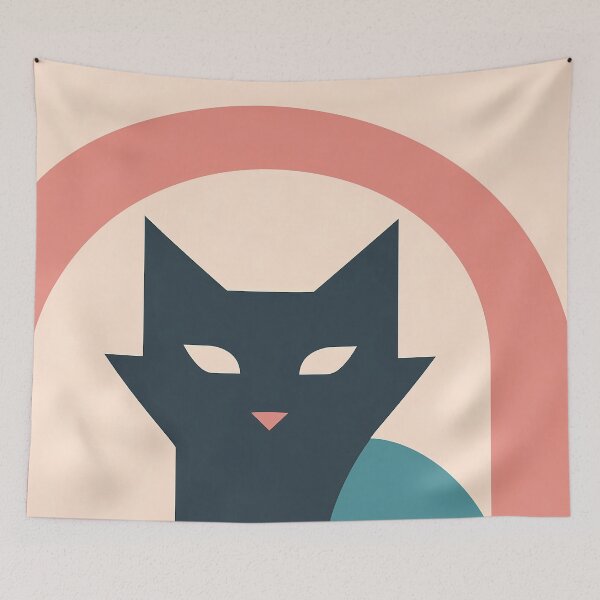 Item preview, The Cat as Bauhaus Style Art  designed and sold by OzzFrequency.