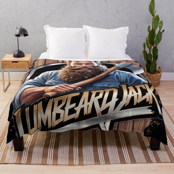 Item preview, LumBeardJack. A bearded lumberjack holding a hatchet. designed and sold by twisted-dot.