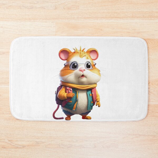 Item preview, Adventurous Hamster with Stylish Gear designed and sold by Sillytoe.