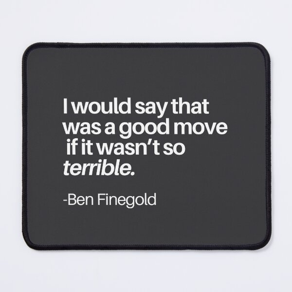 Item preview, Chess Quote Design - Ben Finegold designed and sold by felixpauli.