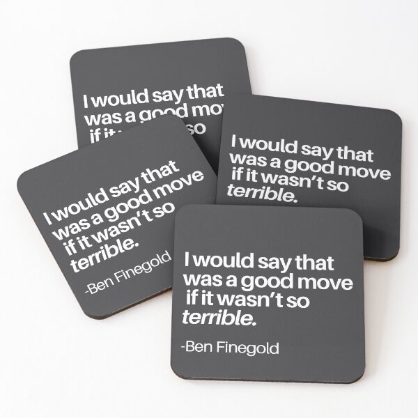 Item preview, Chess Quote Design - Ben Finegold designed and sold by felixpauli.