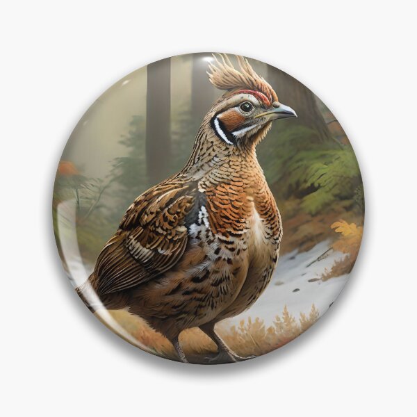Item preview, RUFFED GROUSE designed and sold by PIGCASSOSAIART.