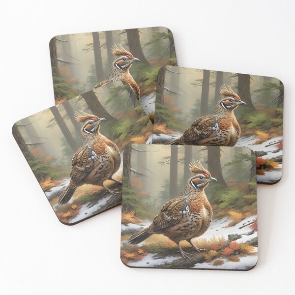 Item preview, RUFFED GROUSE designed and sold by PIGCASSOSAIART.