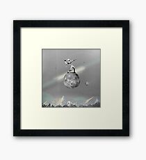 Space Football Framed Print