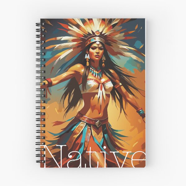 Item preview, Powerful Native American Woman Dancing designed and sold by BelleRiviera.