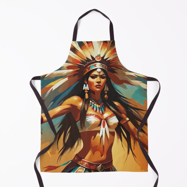 Item preview, Powerful Native American Woman Dancing designed and sold by BelleRiviera.