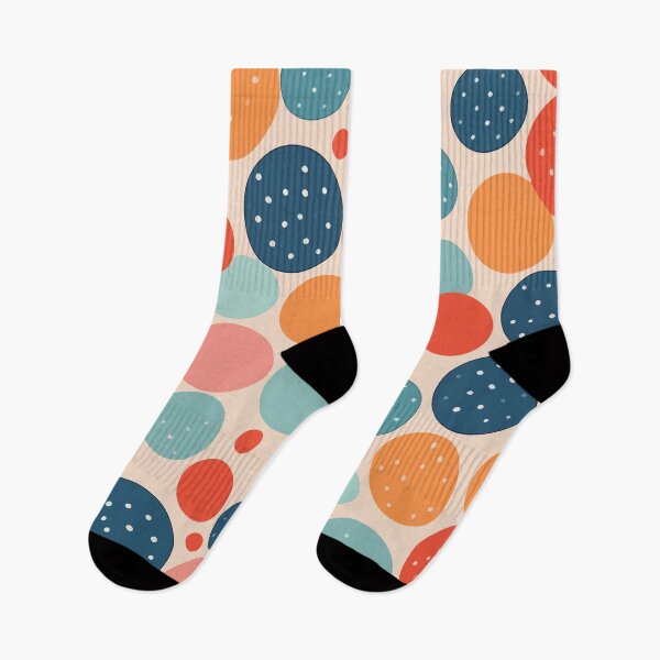 Item preview, A design of a quirky pattern with irregular polka dots in varying sizes and bright colors. designed and sold by HEMRO.