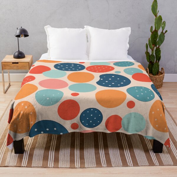 Item preview, A design of a quirky pattern with irregular polka dots in varying sizes and bright colors. designed and sold by HEMRO.