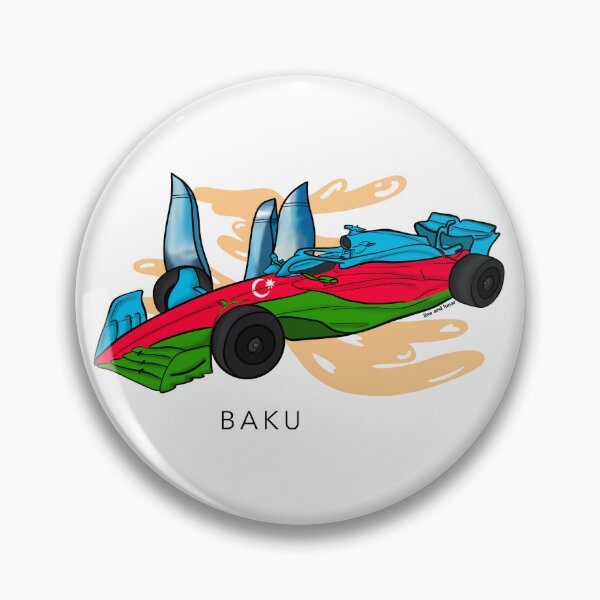 Item preview, F1 - AZERBAIJAN (with writing) designed and sold by lineandlunar.