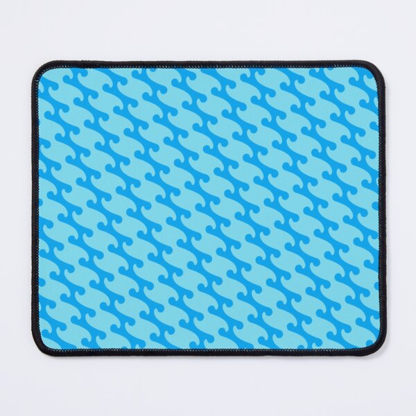 Item preview, WAVE PATTERN IN LIGHT BLUE AND SKY BLUE designed and sold by larissa-myrie.
