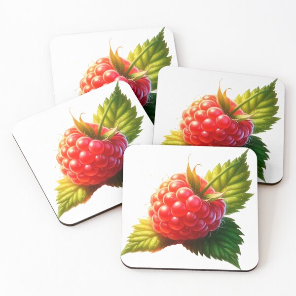 Item preview, Sunny raspberry berries designed and sold by LiluEremenko.